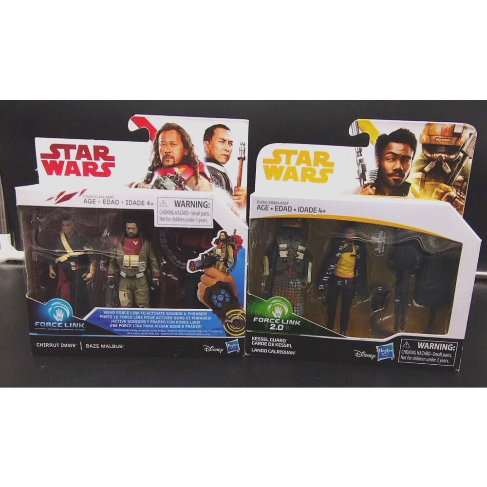 Hasbro Star Wars Forcelink and Forcelink 2.0 Action Figure Bundle